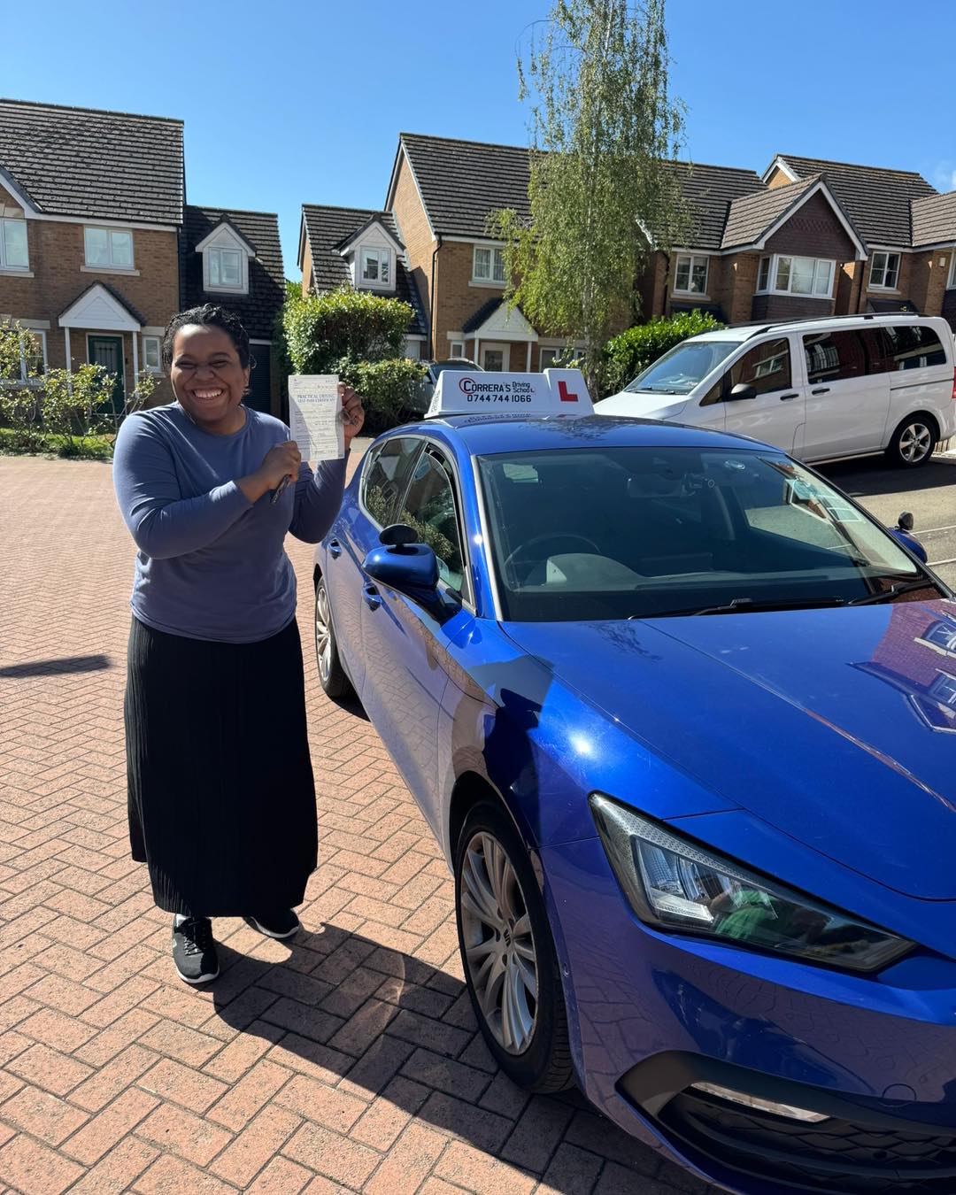 Driving test pass with Correra's Driving School South Wales