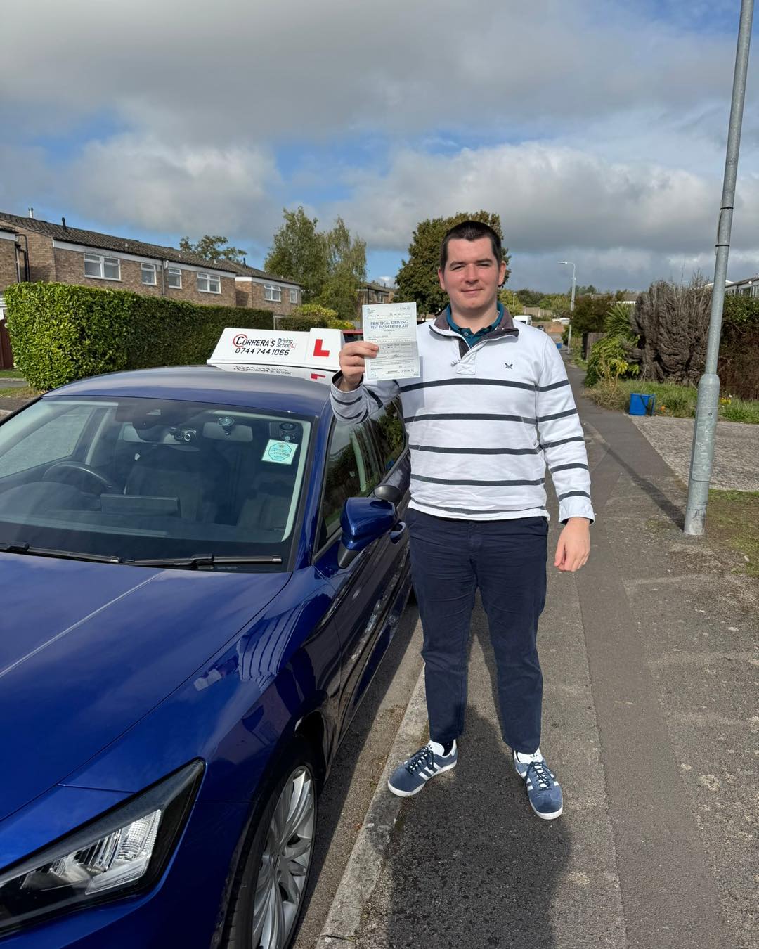 Driving test pass with Correra's Driving School South Wales